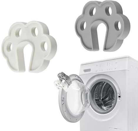 2 Pezzi Supporto per Porta Lavatrice,Supporto per Porta Lavatrice a Carica Frontale,Fermaporta per Lavastoviglie,Asciugatrice,Lavatrice