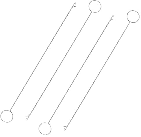 4 Stück Loop Turner,Fangnadel,Durchziehnadel,Lang Wendenadel,Durchziehnadeln,Häkelwerkzeug Loop,Turner Mit Latch Nähwerkzeuge,Einpacken,Gehäkelter Einfädler,für Gürtel Stoffschlauchbänder Sewing