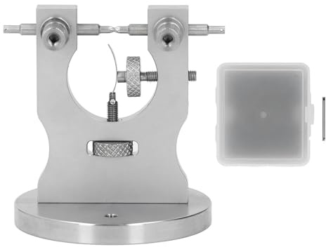 Fafeicy Calibro di Correzione del Bilanciere Dell'orologio, Calibro di Centratura Dell'equilibrio Dell'orologiaio in Acciaio Legato con funzionalità Stabile, per la Calibrazione