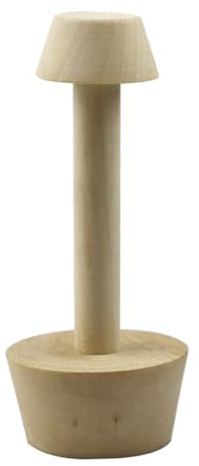 WATIIFUFU Molde para Tartaletas de Madera Doble Cabeza Apisonador de Masa para Mini Tartaletas y Tartas Estándar Prensa Manual para Repostería Herramienta para Hornear en Cocina