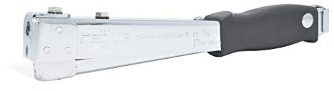 Regur Hammertacker R 11 - robusta perforatrice da campo con impugnatura ergonomica antiscivolo per il fissaggio di feltro per tetti, fogli, cartone di catrame