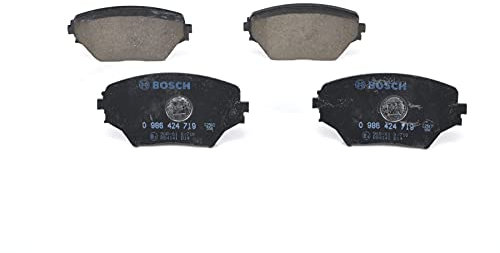 Bosch BP430 - Plaquettes de Frein Avant pour Voiture - Qualité Bosch - Réduction du Bruit et de la Poussière - Certifié ECE-R90 - Sans Cuivre - Jeu de 4 Plaquettes