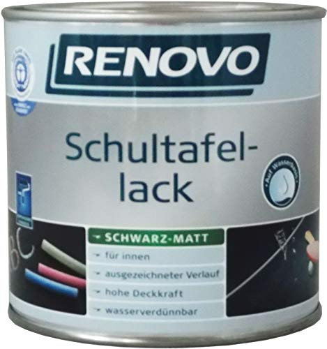 SchultafelFarbe SchultafelLack Tafellack RENOVO 375 ml schwarz matt WB