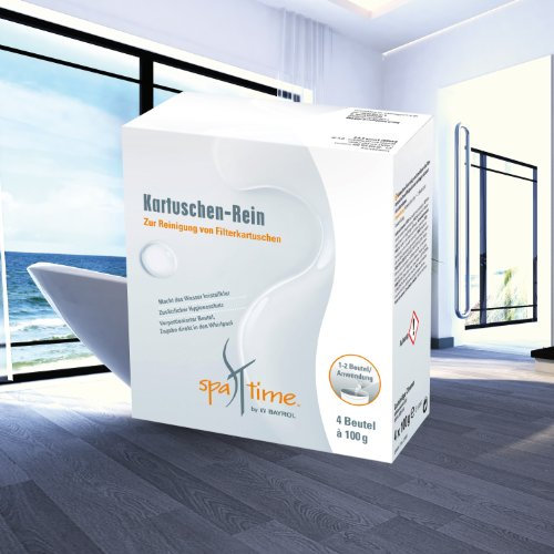 SpaTime Bayrol Nettoyant à cartouche filtrante pour jacuzzi, spa ou hotTub 0,4 kg