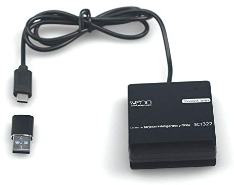 Sveon SCT322 - Lector de DNIe con conexión USB Tipo C