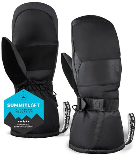 Tough Outdoors Skihandschuhe für Herren und Damen - Skihandschuhe wasserdicht warm - Handschuhe Snowboard Ski Winter - Männer und Frauen Snowboardhandschuhe - Ski Gloves