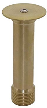 Irrigation de pelouse de sprinkler 1/2 femelle et 3/4 Connecteur mâle Fontaine Gicleurs Foundtain Sprinkler tête 1 Pc Cuivre Champignon Hémisphère Buse (Color : Yellow)