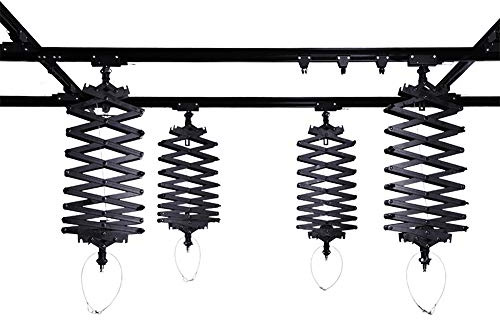 2.8x2.8m / 9.2x9.2 Ft Pantograph Ceiling Rail System Kit with 6.6ft Drop Pantograph Ceiling Stand, Roof rail Kit for Photo Studio Video Photography Spotlight Softbox and Other Lighting Equipment