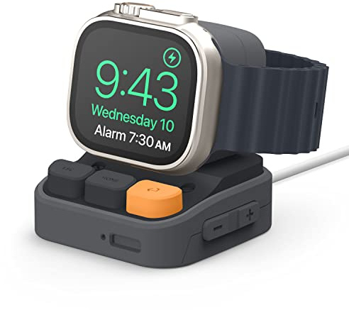 elago W9 Charger Stand for Apple Watch & Galaxy Watch Series,Classic Design | for Apple Watch Ultra 3/2/1,11,10,9,8,7,6,5,4,3,2,1,SE 3/2/1 & Galaxy Watch 9,8/8 Classic,7,6/6 Classic,5/5 Pro,Ultra 2/1