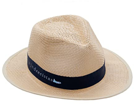 Pack de Sombreros Personalizados con Logo o Frase - Gorros de Paja para Hombre y Mujer - Un Regalo Ideal para Fiestas o Eventos - Modelo Augusta Disponible en 2 Tonos - Cinta de Color a Elegir