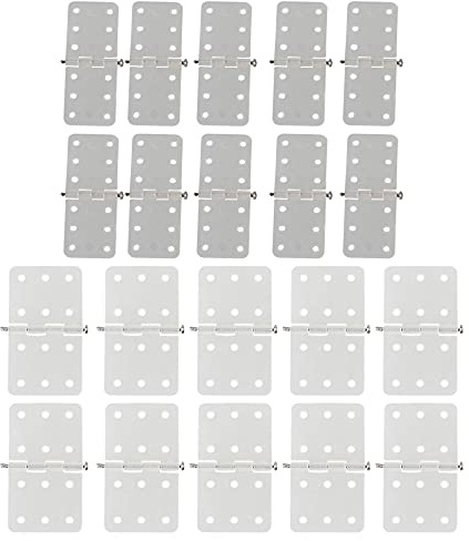 BQLZR Lot de 20 charnières en nylon pour avion RC 11 x 25 mm 16 x 28 mm Diamètre du trou 1 mm