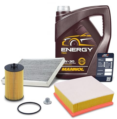 BESTPRICE ATP Inspektionspaket Filterset mit 1x Ölfilter, 1x Innenraumfilter, | Kompatibel mit: OPEL CORSA D, CORSA D Kasten/Schrägheck