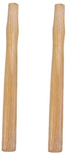 BESTonZON 2 Stück Holzhammerstiele 40cm für Klauen und Kugelhämmer