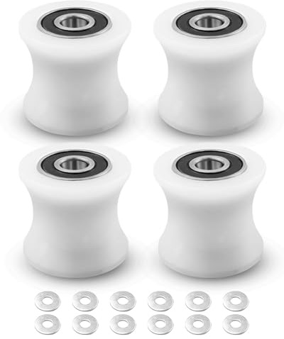 Total Trainer Rollen 4er Set passend für Modelle DLX DLX II DLX III Adv DLX Pilates Pro 2500 3000 4000 570 2000 Weiß
