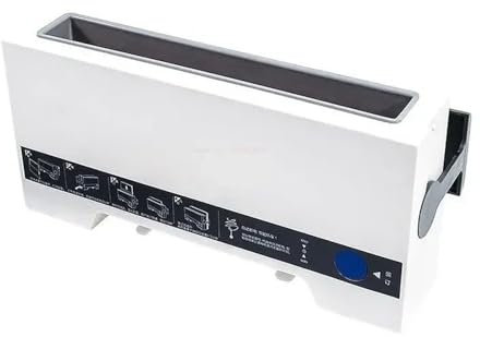 Bindegeräte A4 Hot Melt Binding Machine Kleine automatische Kleber -Home -Office -Bindungsmaschine 4mm Wärmefusionsabdeckung für das Dokumentenverschluss Drahtbindegerät(White)