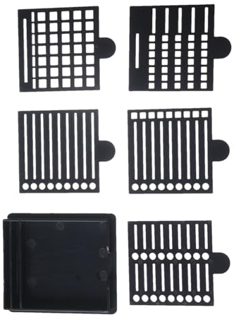Haftkärtchenschablone und Griff, wiederverwendbarer Spender, Schreibtisch-Organizer, kompaktes Design, Notizunterlage, 7,6 x 7,6 x 9,2 cm, für wichtige Notizen, Erinnerungen