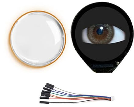 Whltzf 0 71in Rundanzeige 0 71 Zoll LCD Panel Hoch Hintergrundbeleuchtung Für Elektronik Wearable Geräte Und Robotik IPS Bildschirm