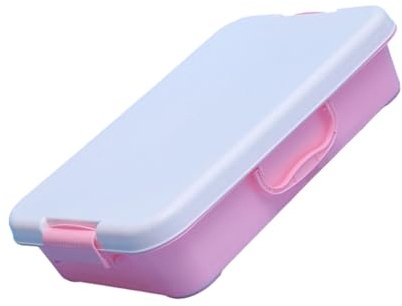 Sandtabletts für Kinder, stapelbar, wasserdicht, Aufbewahrungsboxen mit Deckel, sensorisches Spielzeug, Kunst, Bastelbedarf, blau, grün, stapelbare Aufbewahrungsbehälter, sensorischer Mülleimer