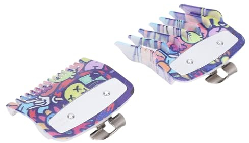 ZJchao Hårtrimmer Combs Set, Hårklippande Vakter för Clipper, Justerbara Längdfästen för Mäns Frisyrer