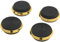 Oehlbach 55045 Air Absorb Set de 4 absorbeurs Or