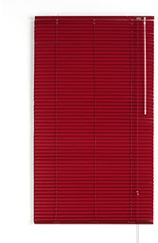 Blindecor 2101 Venezianisches Aluminium, Metall, Rot, 120x250 cm