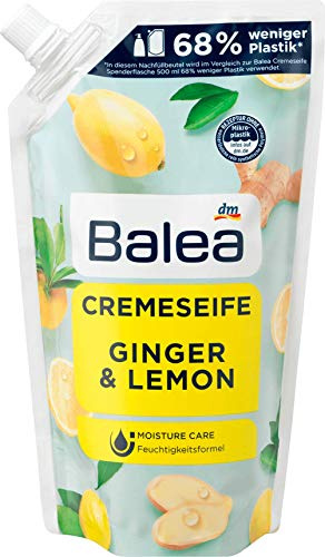 Balea Flüssigseife Ginger & Lemon Nachfüllpackung, 1 x 500 ml
