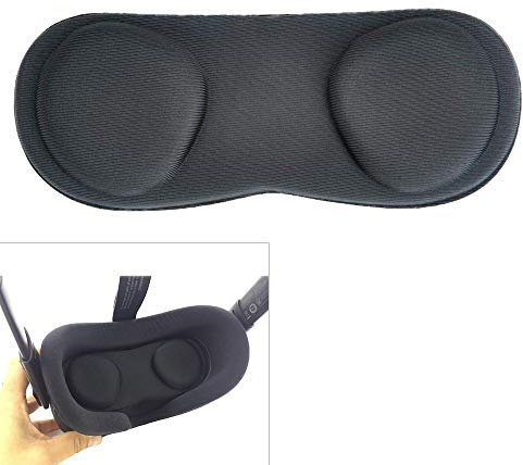 MWOOT Ersatz für VR Lens Protect Cover Staubschutzhülle für Oculus Quest, abwaschbare Schutzhülle - Schwarz