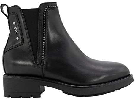 Nero Giardini I205800D Stivaletti Chelsea Donna in Pelle - Nero 38 EU