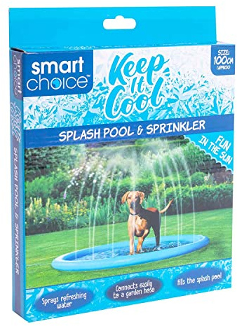 Outdoor Splash Pool Sprinkler Pad Dogs Puppies Pet Cooling Fun Hydration