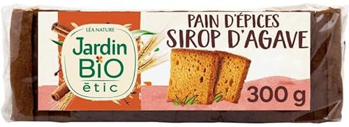 JARDIN BIO ÉTIC PAIN D'ÉPICE AU SIROP D'AGAVE 300G - JARDIN BIO ETIC - LOT DE 4 - Offre Special