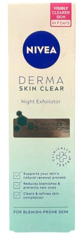 Nivea Derma Skin Clear Night Exfoliator - 40 ml