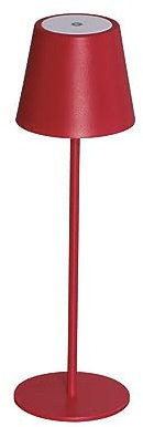 famlights Led Akku Tischlampe Rot stufenlos dimmbar IP54 - Tischlampe Esstisch 3000k,Led Stehlampe batteriebetrieben 369mm, Nachttisch Lampe nachttisch lampe kabellos, Led Tischleuchte kabellos