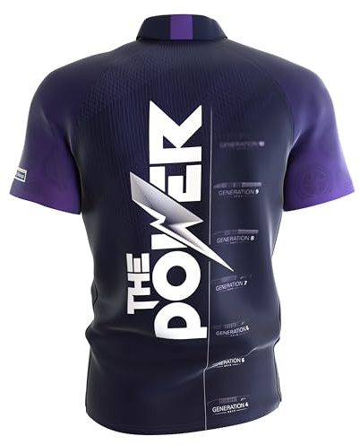 Target Darts Phil 'The Power' Taylor 2023 Edition Coolplay Collared Pro Darts Shirt (3XL)