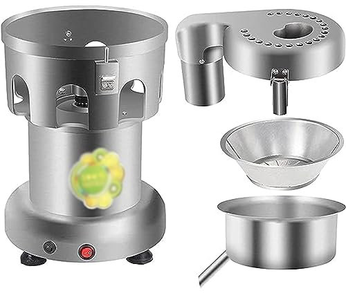 ALSUP Extractor eléctrico de Zumo de Frutas y Verduras 350W Extractor eléctrico de Zumo de Frutas y Verduras, máquina de Zumo de Naranja de aleación de Aluminio y Acero Inoxidable