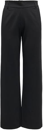 ONLY Pantalones de Traje Femenino ONLPOPTRASH Corte Recto Pantalones de Traje, Negro, S / 30L