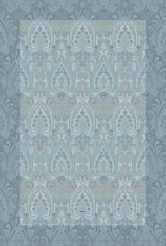 Bassetti Baumwoll-Plaid ISOLABELLA Farbe Azzurro C1 Größe 270x250
