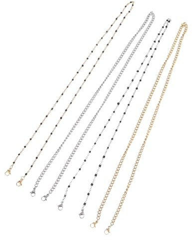 GALPADA 4stücke Halsketten-lanyard Für Gesichtsmasken Abnehmbare Brillenkette Sonnenbrillenkette Maskenketten Haltbare Brillenkette