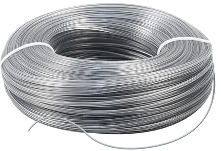 YedZen Trimmertråd 3 mm x 100 m, universell förstärkning stjärnprofil friklippare tråd, nylontråd klipptråd för motorsensor, trådsträng för grästrimmer