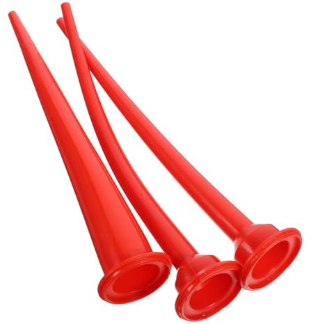 HOMSFOU 3 Stück Düse Aus Glas Versiegelung Aquarium Reparatur Wasserdicht Tipp Abdichten Verkalkungsdüsen Verstemmdüsen- -endbearbeitungswerkzeug Dichtungsdüsen Rot Kleber