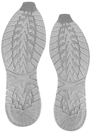 Materiali per lavori a maglia fai da te, 1 paio di scarpe di ricambio antiscivolo fai da te con suola in gomma ispessita per riparare toppe in gomma resistente all'usura (bianco, 40-41 m)