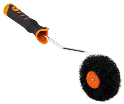 Eckenroller Farbroller für Ecken Wand Decke, Eckroller Spachtelwalze für Innen, Malerrolle Geeignet für Spachtelmasse Dispersionsfarbe Acrylfarbe