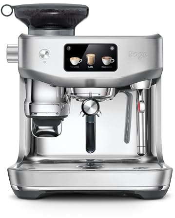 Sage - The Oracle Jet, Professional Coffee Machine with Manual and Automatic Milk Frother, Brushed Stainless Steel (Renewed)