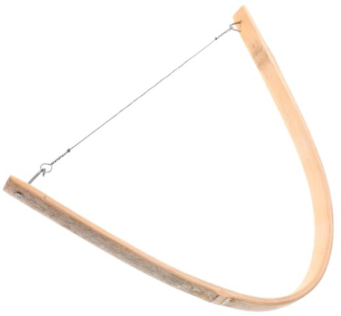 Hoement Handliche Bügelsäge für Holzbearbeitung mit Rostfreiem Ergonomischem Griff und Vibrationsarmer U förmiger Rahmen für Präzises Schnelles Schneiden bei DIY und Professionellen