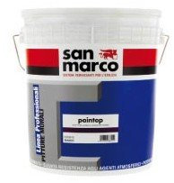 San Marco PAINTOP Pittura lavabile al quarzo per esterno, colore: Bianco, size: 15 lt