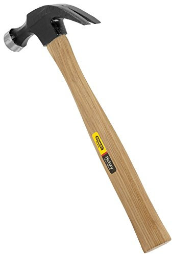 Stanley Hand Tools 51-616 13-1/4 16 Oz Curved Claw Nail Hammer Wood Handle