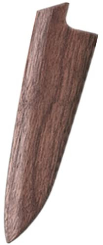 Aibote Messerscheide, handgefertigt, natürliches schwarzes Walnussholz, 10,2 cm, magnetischer Messerhalter, Schutz, Holzabdeckung