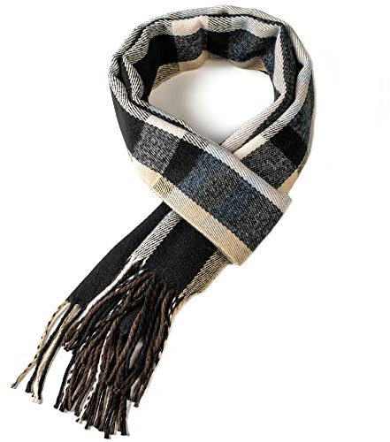 alpine swiss Herren Ws-852 Schals für kaltes Wetter, Schwarzblau, Einheitsgröße