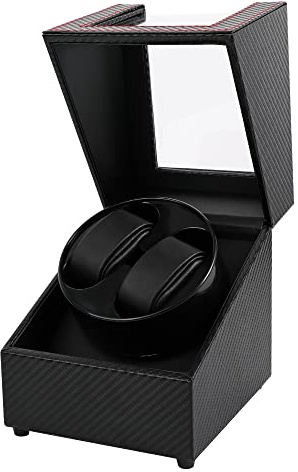 Kalawen Watch Winder for Rolex, Automatic Watch Winder, Double Watch Winder with Japanese Quiet Motor AC Adapter for Men's and Women's Watches
