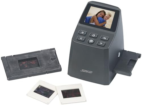 Somikon Diasscanner: Stand-Alone-Dia- und Negativ-Scanner mit 16-MP-Sensor, 4.920 DPI (Dias digitalisieren, Digitalisierer, scannen)