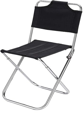 Tragbarer Stuhl, zusammenklappbarer Hocker, tragbarer Mini-Angelstuhl aus Aluminium, Kleiner Hocker, robust, faltbar for (Farbe: Grün) (Farbe:) (Farbe:) (Farbe: Grün) (Color : Svart)